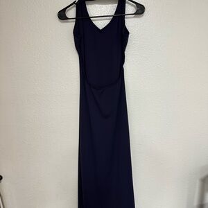 SHEIN Navy Backless Dress